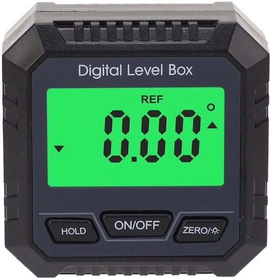 Hoekzoeker Digitale Waterpas - Elektronico per Misurare gli Angoli - Alta Precisione - Base Magnetica - Display LCD Grande - Ideale per Lavori di Falegnameria
