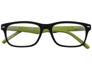 OCCHIALE LETTURA MONTATURA POLICARBONATO NERO/VERDE B3  diottrie +3,0  31ZB3GRE300    ZIPPO
