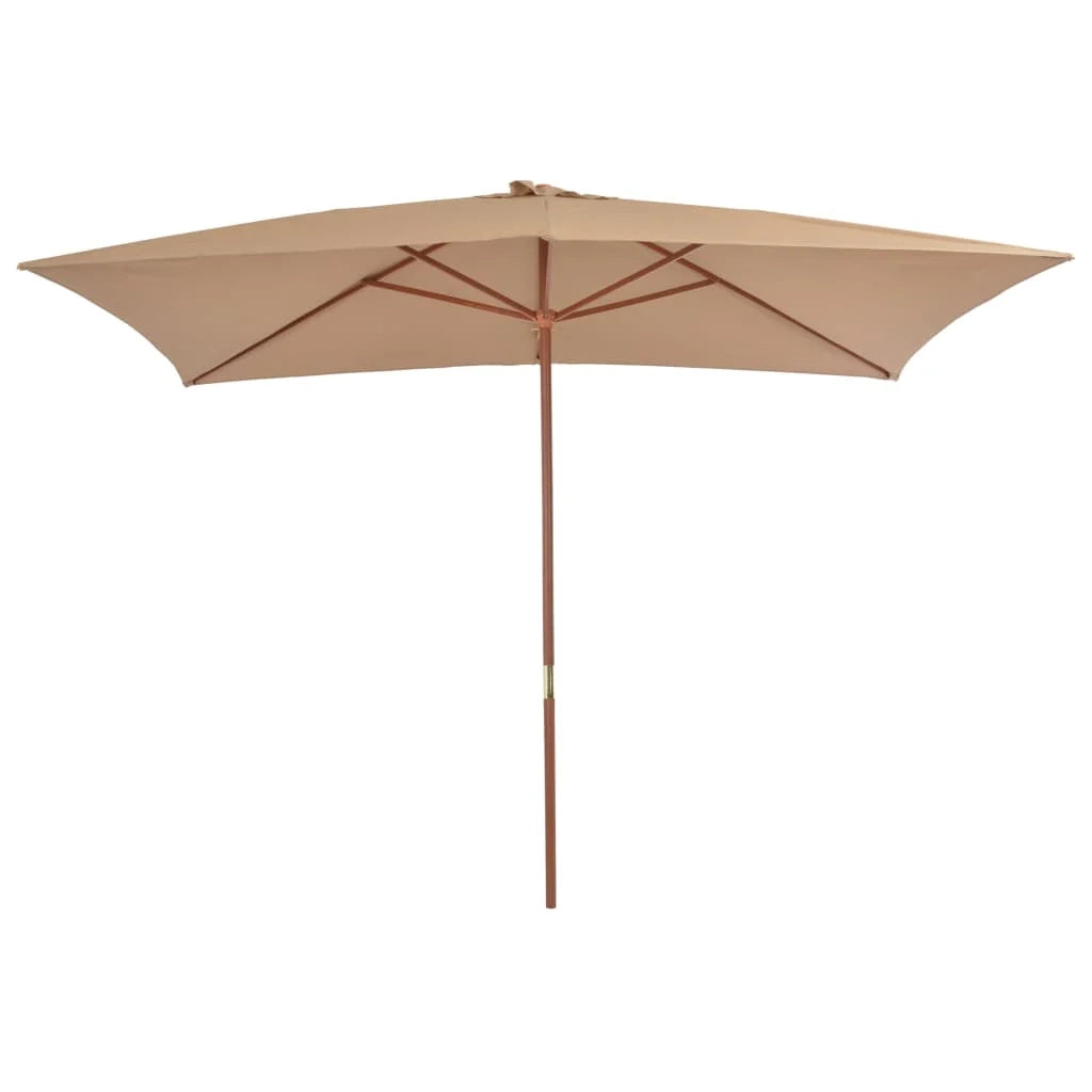 Ombrellone da esterno con palo in legno 200 x 300 cm tortora 02_0008245