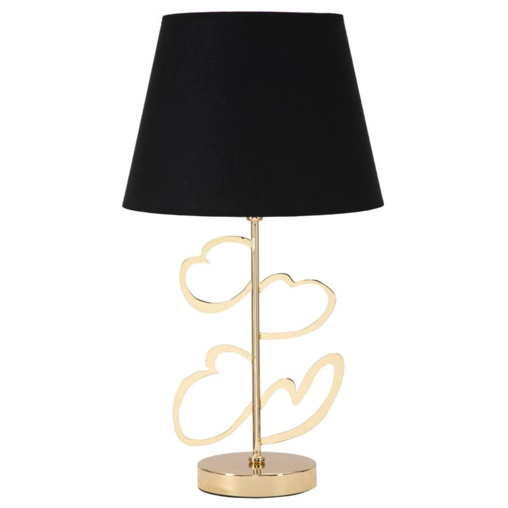 Lampada da Tavolo VKH126, Nero, Metallo, 30x30x54,5 cm