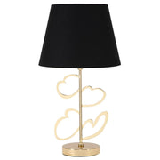 Lampada da Tavolo VKH126, Nero, Metallo, 30x30x54,5 cm