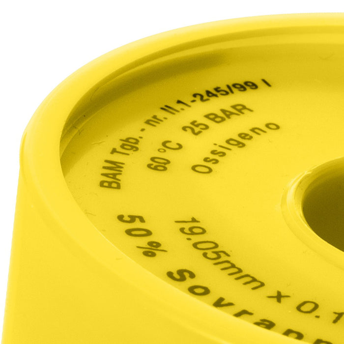 Nastro frp ptfe gas dvgw/ktw/bam 19mmx15mtx0x0,1 mm