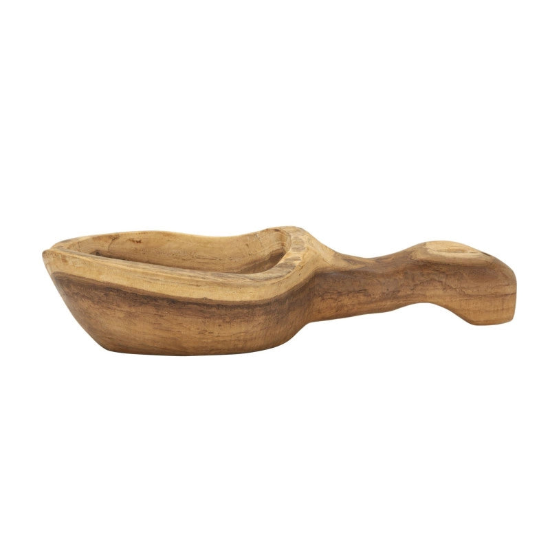 Set Tasche Spoon In Teak Ric. cm 36x16x8 (pezzi Unici - Non Ripiani In Serie)