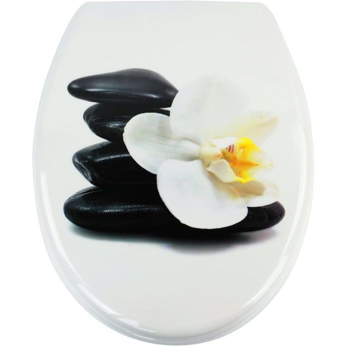 Sareno - sedile wc con abbassamento automatico in duroplast, cop