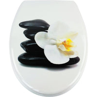 Sareno - sedile wc con abbassamento automatico in duroplast, cop