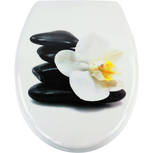 Sareno - sedile wc con abbassamento automatico in duroplast, cop