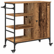 Carrello da Cucina Legno vecchio 87,5 x 39 x 84,5 cm CFW1101136