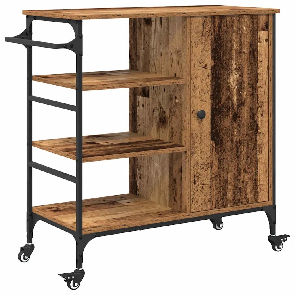 Carrello da Cucina Legno vecchio 87,5 x 39 x 84,5 cm CFW1101136