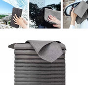 Pacchetto di 10 microvezeldoek di alta viscosità, microvezeldoek senza strisce, adatti per vetri di auto, 30*40 cm.