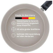 Fissler Padella Ceratal Comfort 20 cm Alluminio Rivestimento Ceramico Grigio