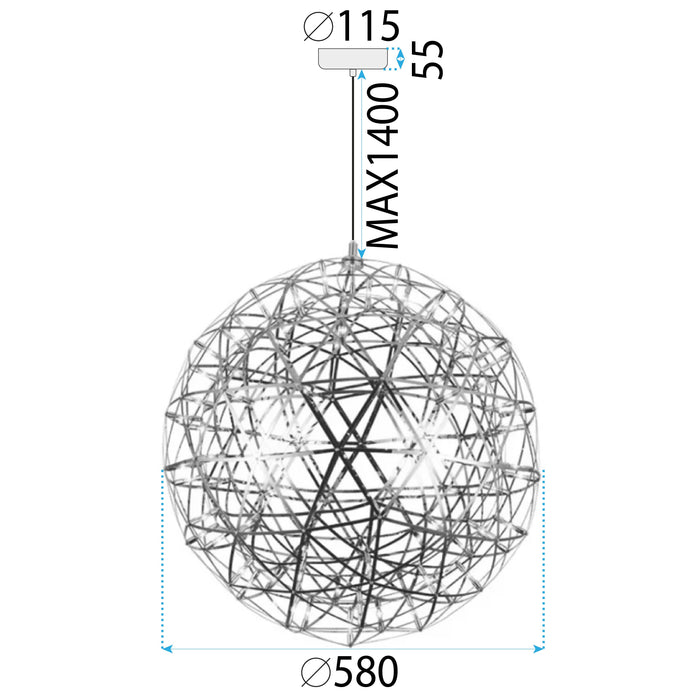 Lampada App1505-cp Gold