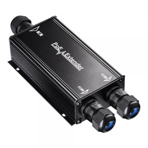 Extender Ripetitore PoE Gigabit da Esterno IP67 a 2 Canali, POE25