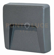 EXTRA SEGNAPASSO ESTERNO 1 LUCE GRIGIO ANTRACITE IP65 LED CCT 3000/4000/6500 °K 3W 300 lm 230V