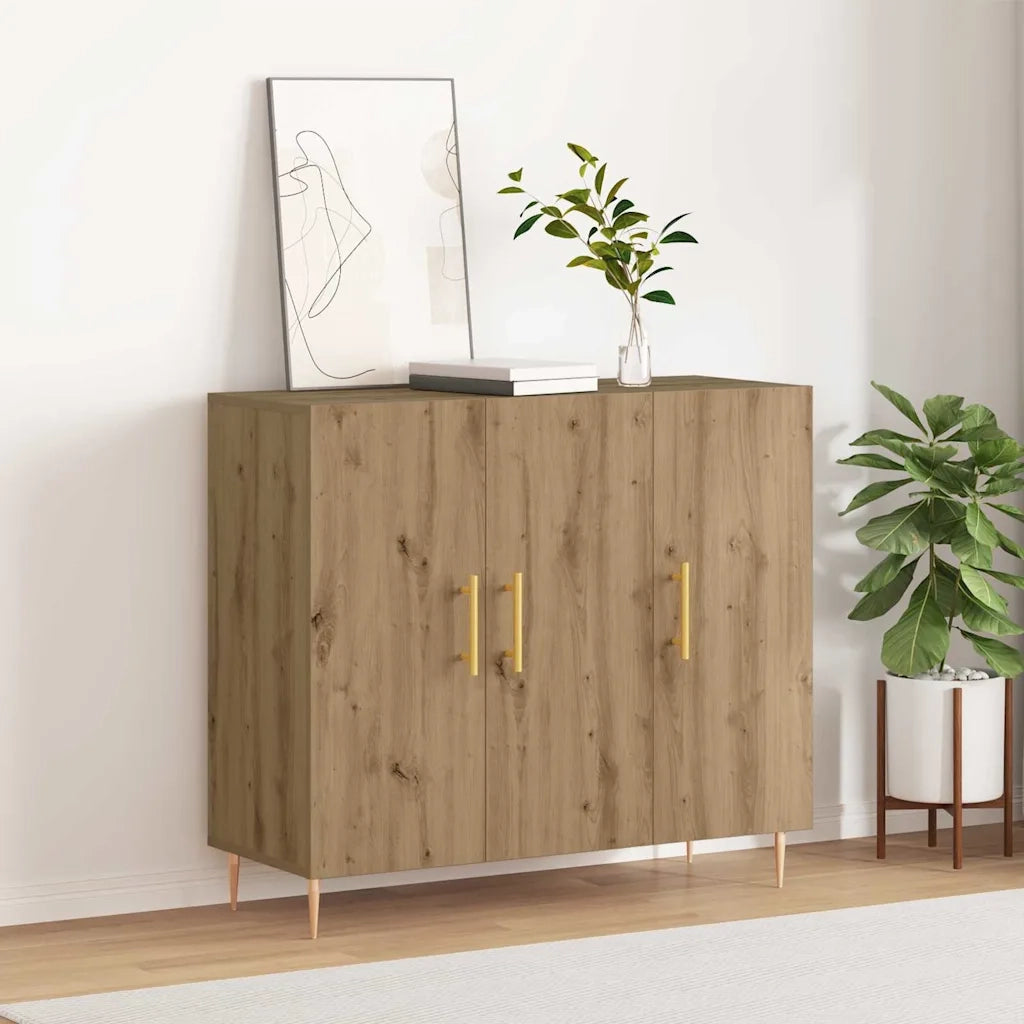 Credenza Rovere artigianale 90 x 34 x 80 cm Legno multistrato 869077