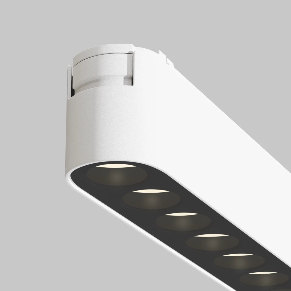 Maytoni Lampada da binario moderna Radity Points 1 luce LED integrato bianco metallo
