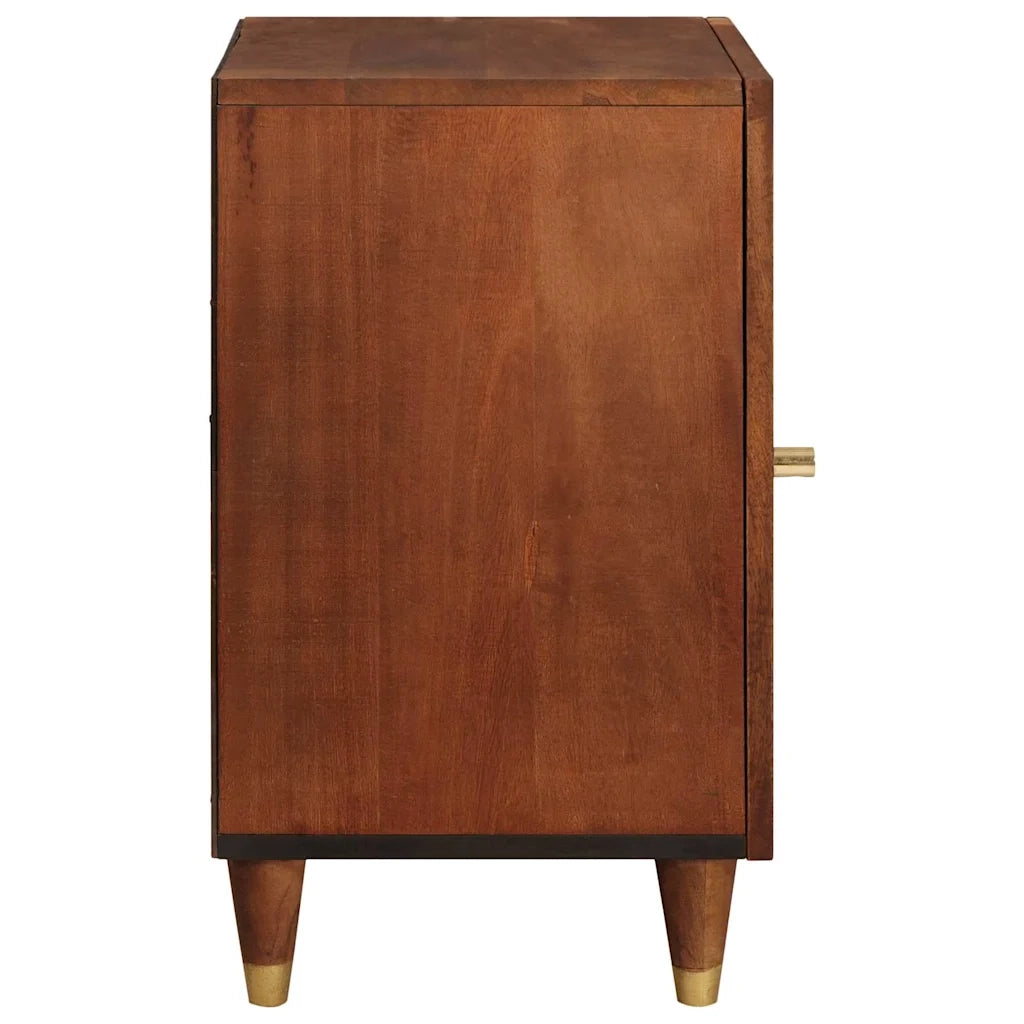 vidaXL Mobile da Bagno con lo scaffale Marrone 38 x 33.5 x 58 cm