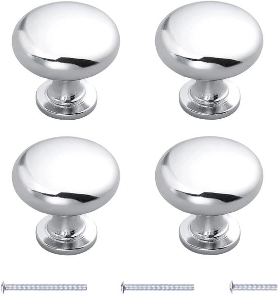 Set di 4 maniglie 22mm per cucina, bagno, armadio e cassetti - accessori d'arredamento eleganti