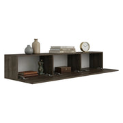 Saonara, Mobile Porta tv 3 Vani, 150x32x30h cm Marrone Noce