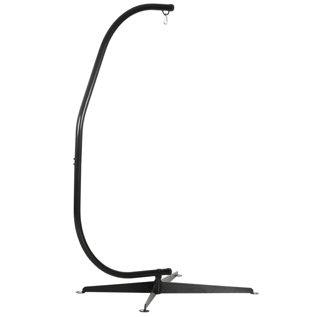 Supporto Sedia Sospesa ¨C zephmum ¨C Base X, Nero, 114x80x208 cm