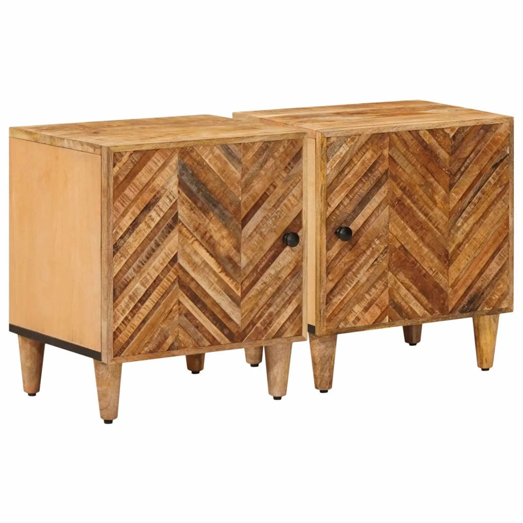Comodino 2 pcs Marrone 40 x 33,5 x 46 cm