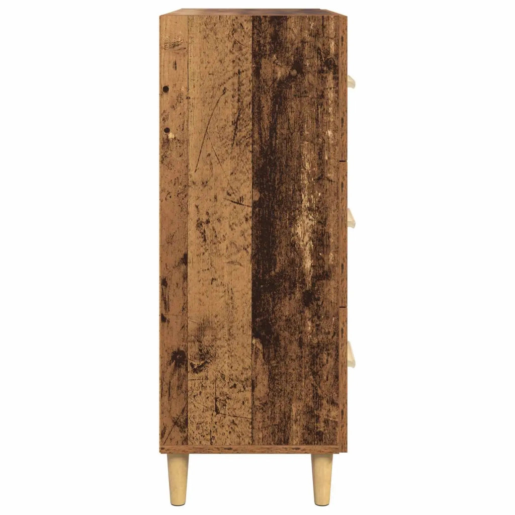 Credenza | Madia | Buffet da pranzo | Armadio da pranzo Legno vecchio 69,5 x 34 x 90 cm Legno multistrato