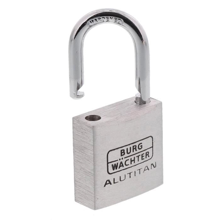 Set di 2 lucchetti - BURG WACHTER - DUO 770 30 SB - Alutitan 30 mm, doppia chiusura, antipicking