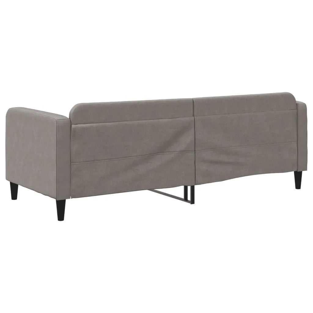 Letto singolo | Letto per adulti | Letto da Giorno Tortora 80x200 cm in Tessuto