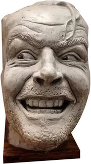 Scultura di Johnny - Ornamento da Scrivania in Resina - Placca per Libreria - Sostegno per Libri.
