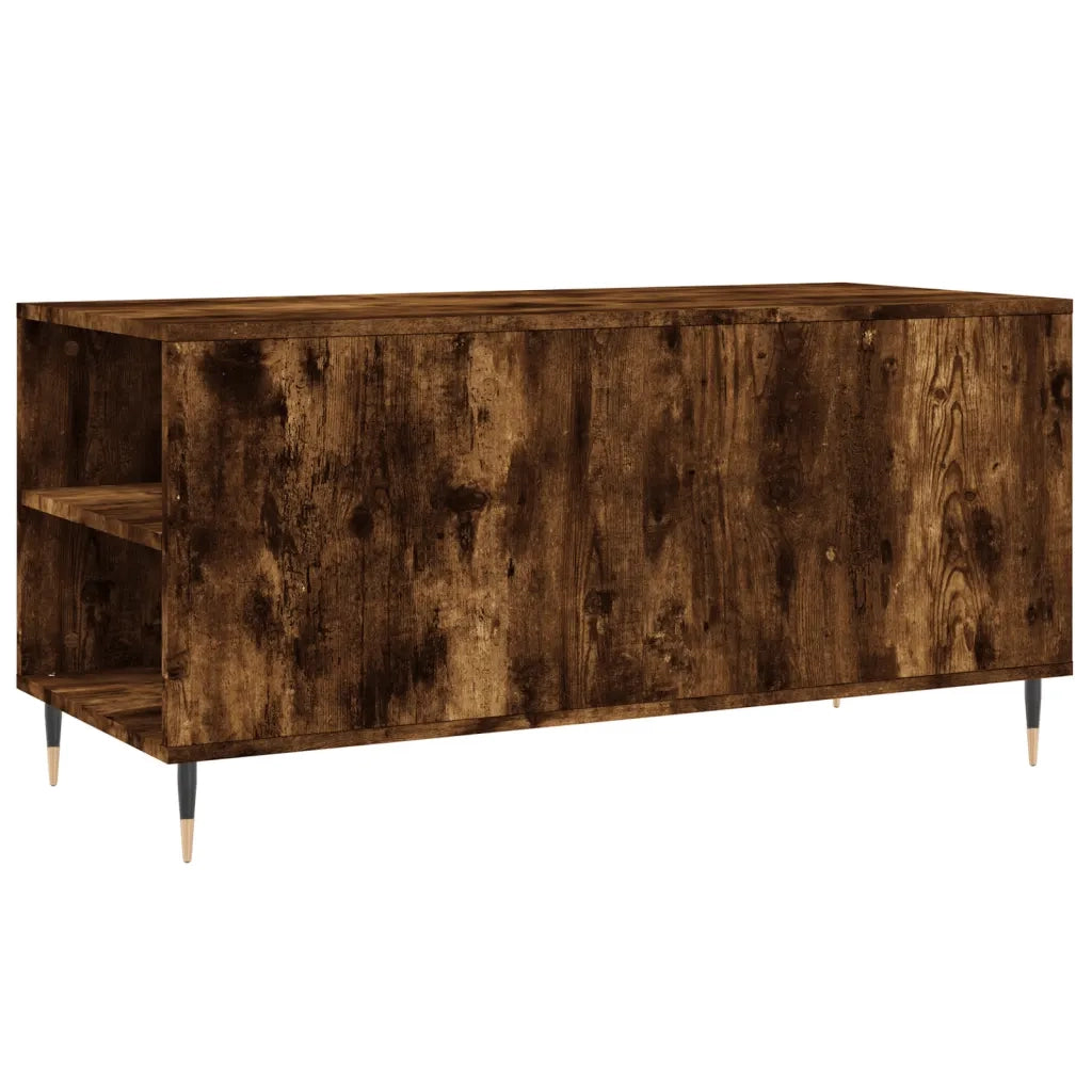 Tavolino da salotto | Tavolino da caff¨¨ | Tavolino da Soggiorno Rovere Fumo 102x44,5x50cm Legno Multistrato