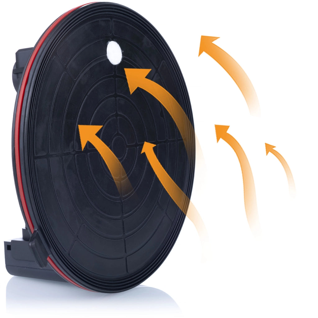 Ventosa a Batteria per Piastrelle con Display Digitale – Portata 200 kg, Ø 200 mm | ABS + Gomma, 3,6 V, 1500 mAh