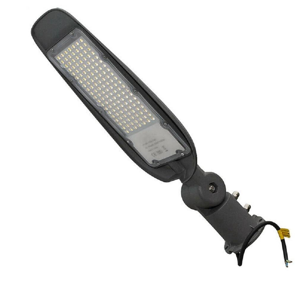 Trade Shop - Faro Led Stradale 100 Watt Lampione Armatura Per Esterno Luce Fredda 6500k Ip65 -