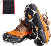 Stivali da trekking con stivali da neve con 10 punte di appoggio - Adatti per misure 36-45 - per trekking, arrampicata su roccia, scalata