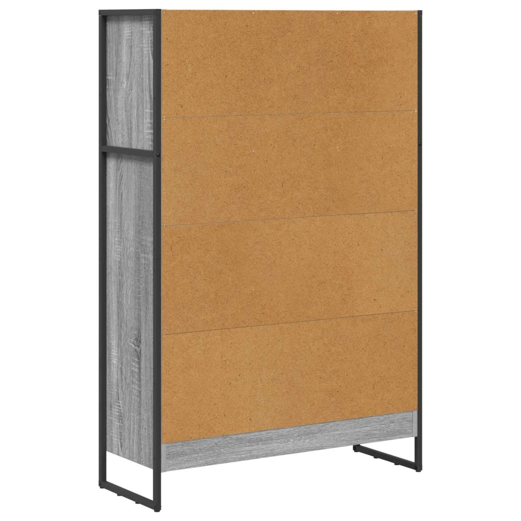 Armadio per Libri Grigio Sonoma 80 x 30 x 121 cm 886417