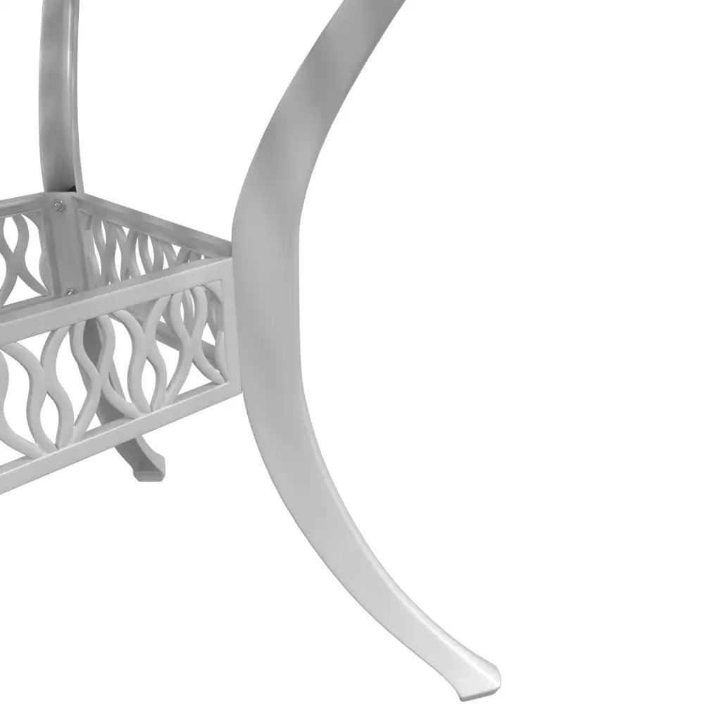 Set da Bistrot 3 pz Bianco in Alluminio Pressofuso 3216332