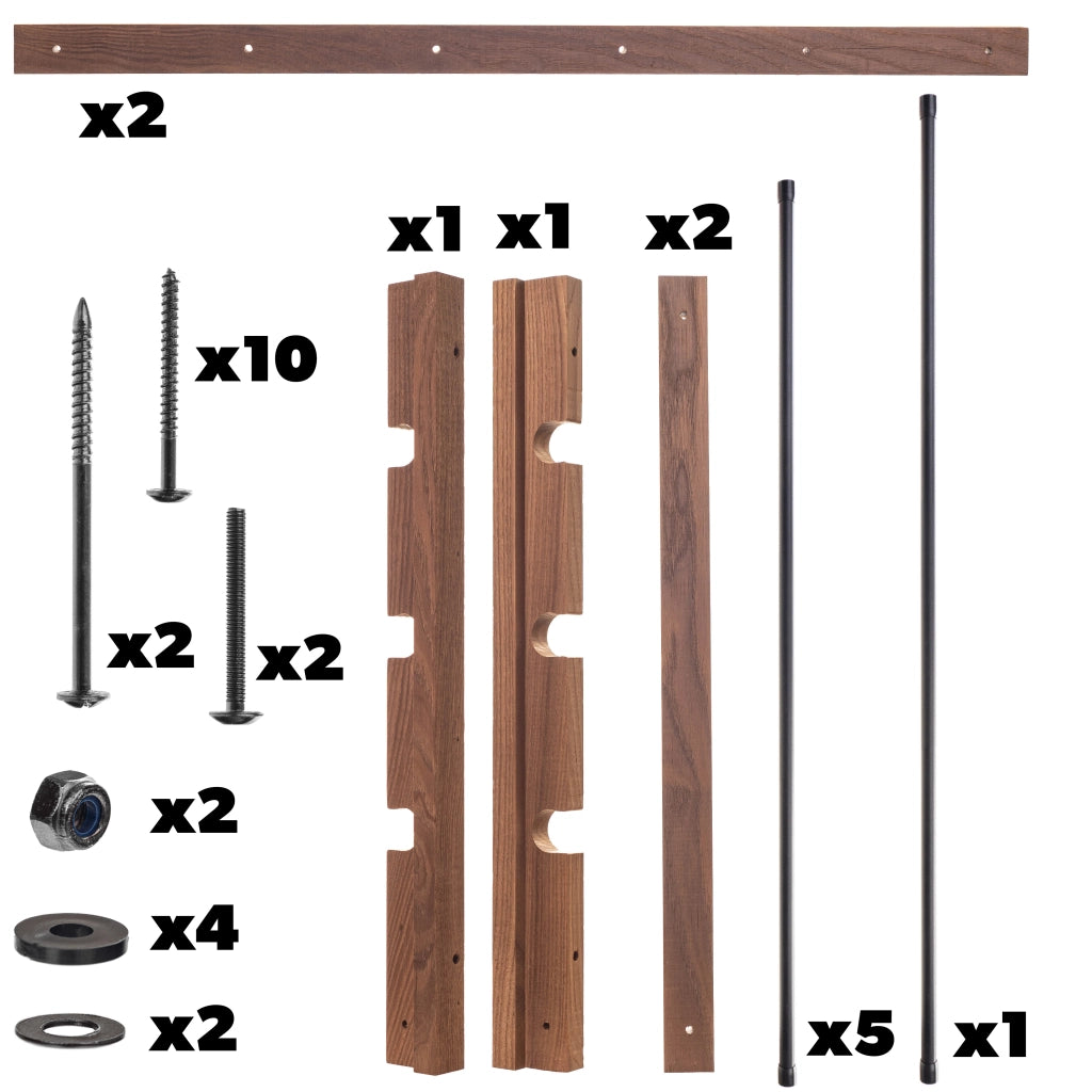 Stendibiancheria pieghevole da bagno KADAX con 5 barre