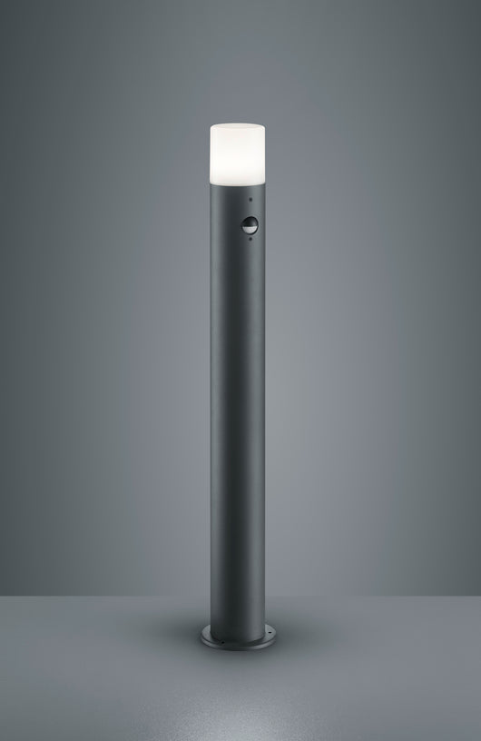 Palo Led Giardino Esterno Sensore Movimento Bianco 80 cm Hoosic GD Trio