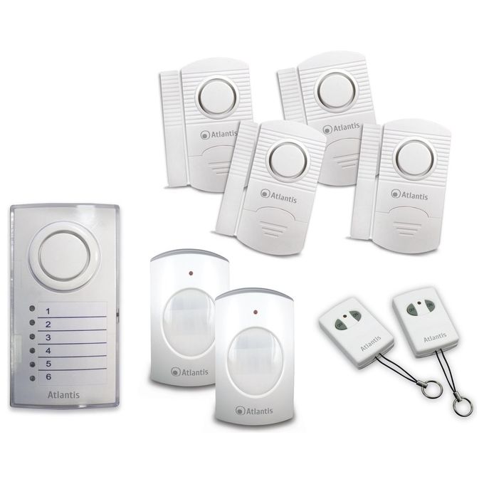 Atlantis Land +Alarm 200 Easy sistema di sicurezza e controllo Bianco