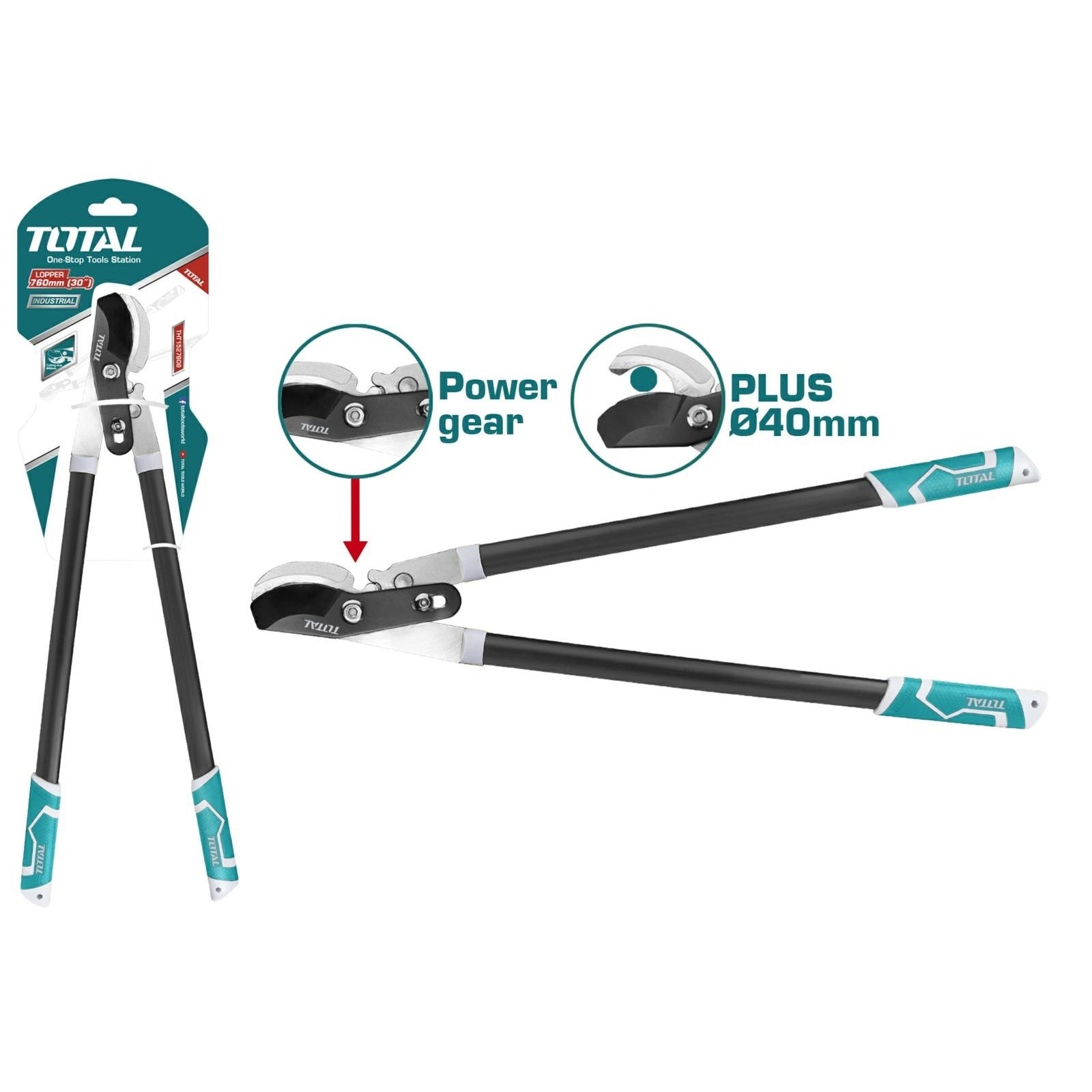 CESOIA INDUSTRIAL PER RAMI 760MM CON MECCANISMO.