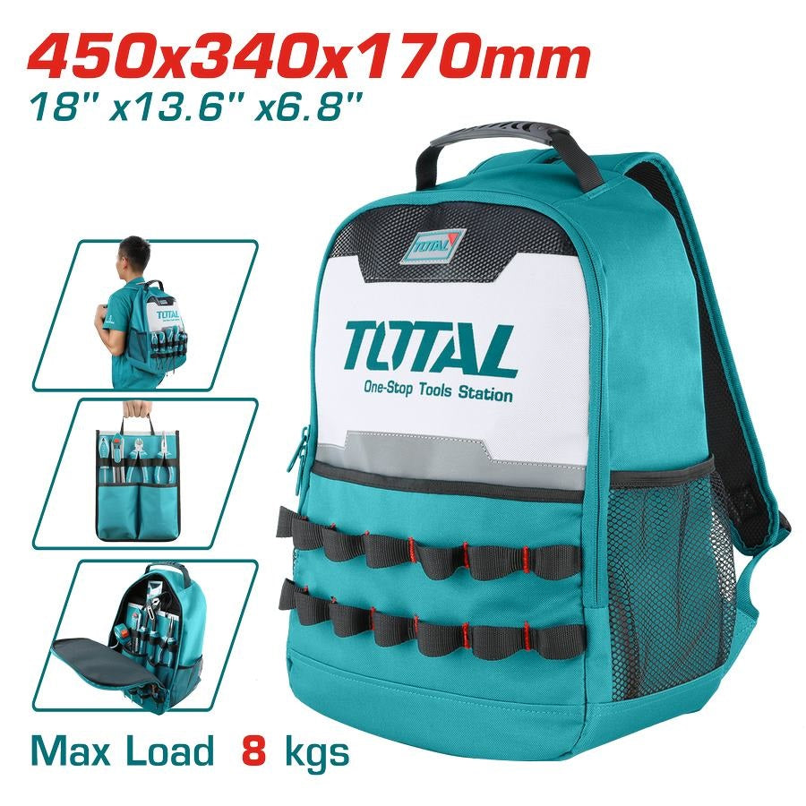 ZAINO PORTA ATTREZZI 34X17XH45CM MAX 8KG