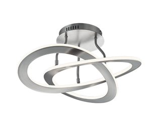 Lampada Piantana Led Dimmer 25W Acciaio Satinato 53 cm Oakland GD Trio