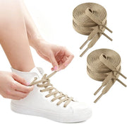 Viti in poliestere per sneaker - 180 cm - 8mm - 4 viti - viti per sneaker - viti sportive di alta qualità - parti di ricambio per viti sportive - viti per scarpe sportive e casual in tela bianca