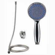 Trade Shop - Kit Doccetta Doccino Soffione Bagno Doccia Tondo Con Laccio 1,8mt Staffa 69059 -