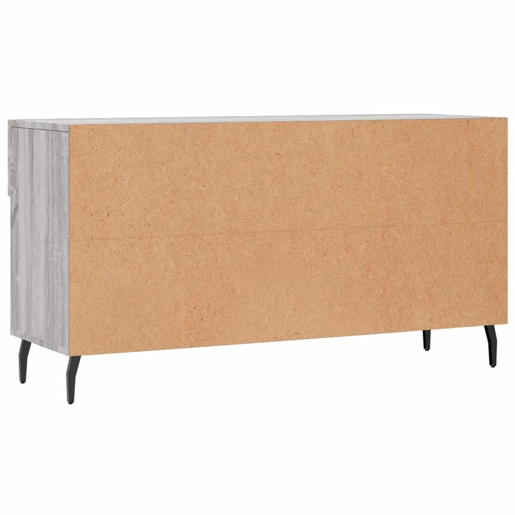 Panca Porta Scarpe-Sgabello-Panca Scarpiera Grigio Sonoma 102x35x55 cm Legno Multistrato 468937