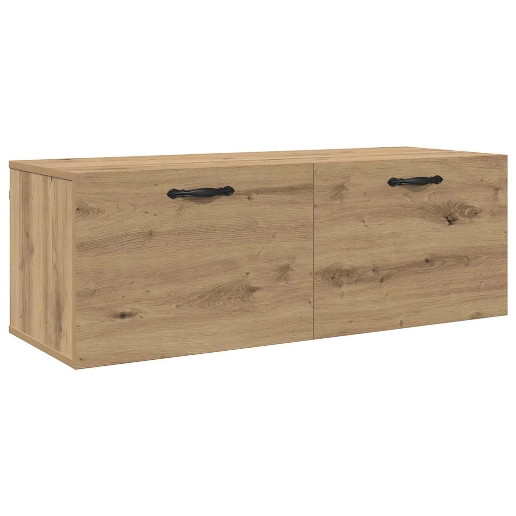 Mobiletto a muro Rovere artigianale 100 x 36,5 x 35 cm