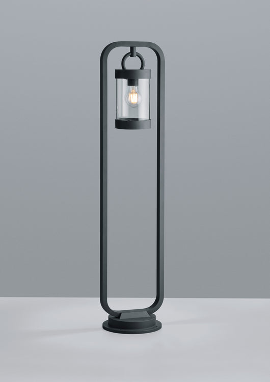 Lampione Esterno Led Giardino Sensore Lanterna Antracite 100cm Sambesi GD Trio