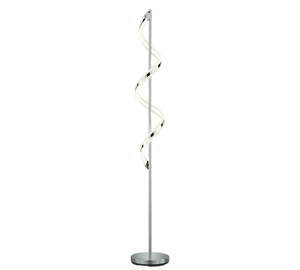 Lampada Piantana Elegante Moderna Spirale Led Cromata 160cm Sydney GD Trio