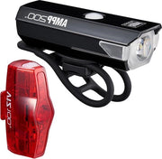 Set di luci portatile da 200-100 lumen nero