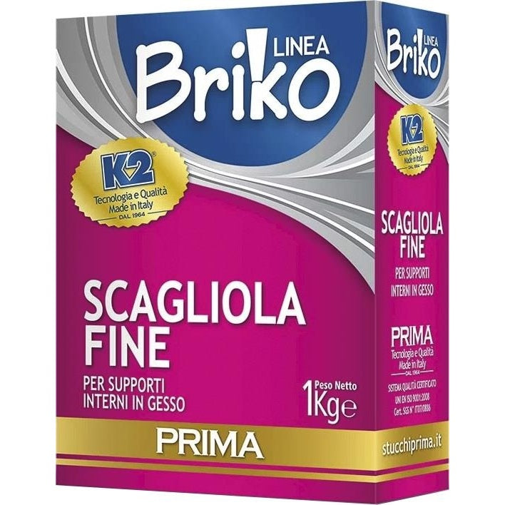 GESSO SCAGLIOLA FINE 1KG BRIKO K2