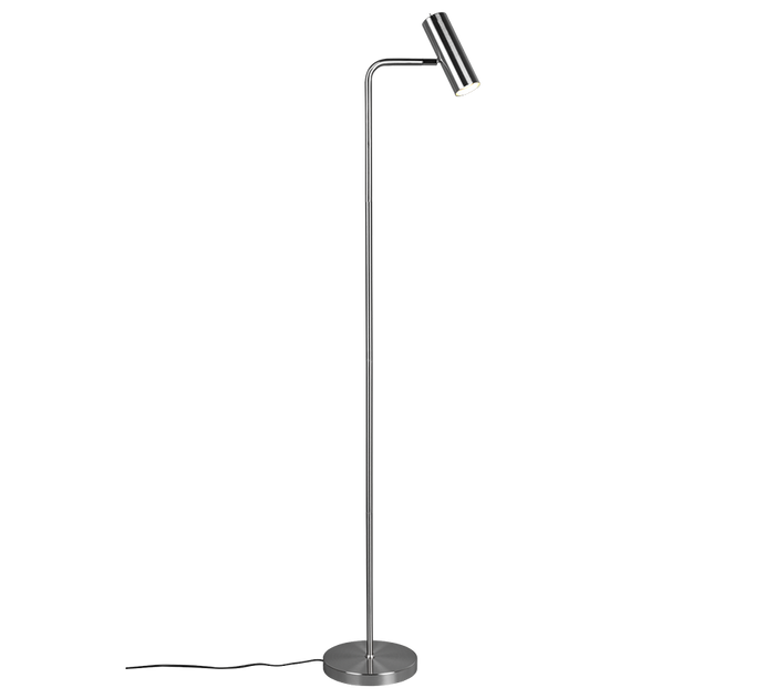 Lampada Piantana Spot GU10 5W Cilindro Acciaio H 152 cm Marley GD Trio