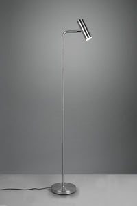 Lampada Piantana Spot GU10 5W Cilindro Acciaio H 152 cm Marley GD Trio